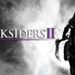 Ảnh bìa game Darksiders II, nhân vật Death với lưỡi hái lớn, hình ảnh u tối thể hiện không khí game hack-and-slash