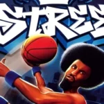 Ảnh bìa game NBA Street trên PlayStation 2, biểu tượng của dòng game bóng rổ đường phố arcade EA Big.