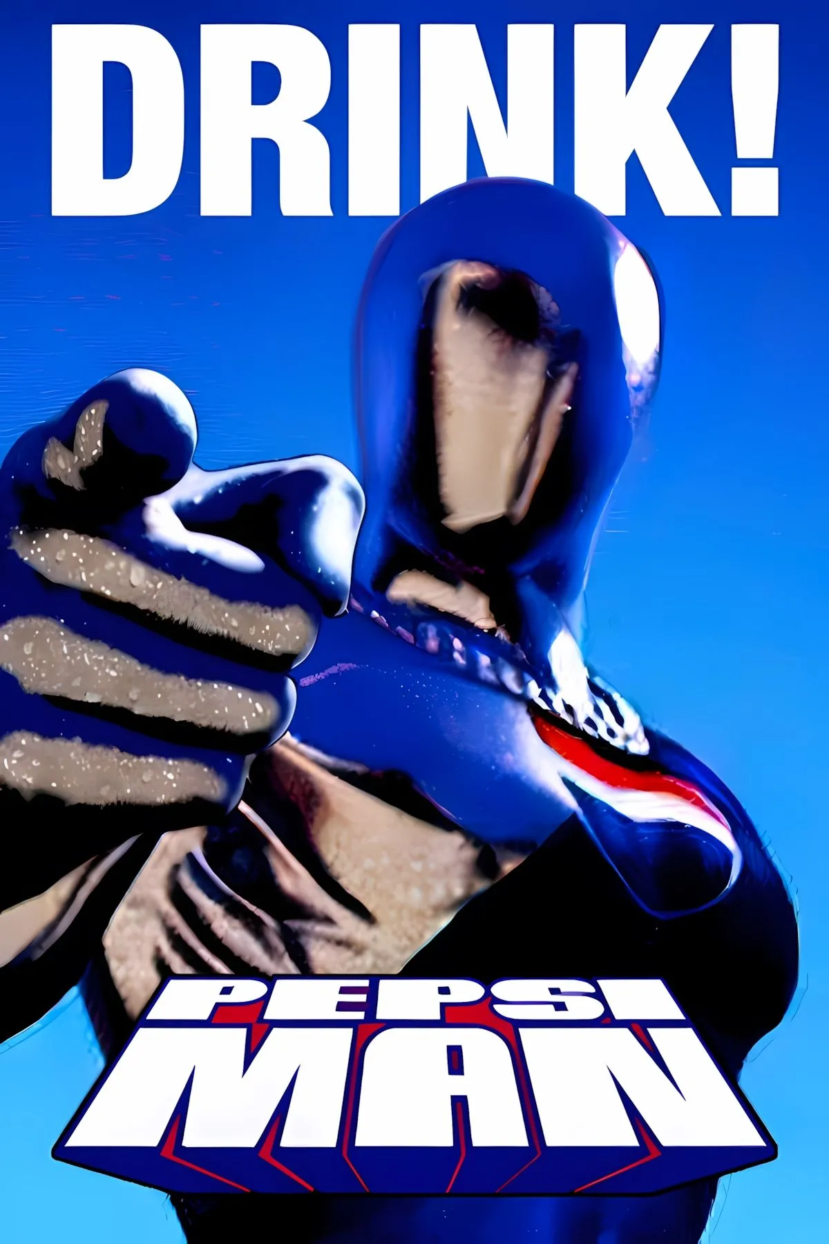 Ảnh bìa quảng bá của game Pepsiman, một tựa game PS1 độc quyền Nhật Bản độc đáo.