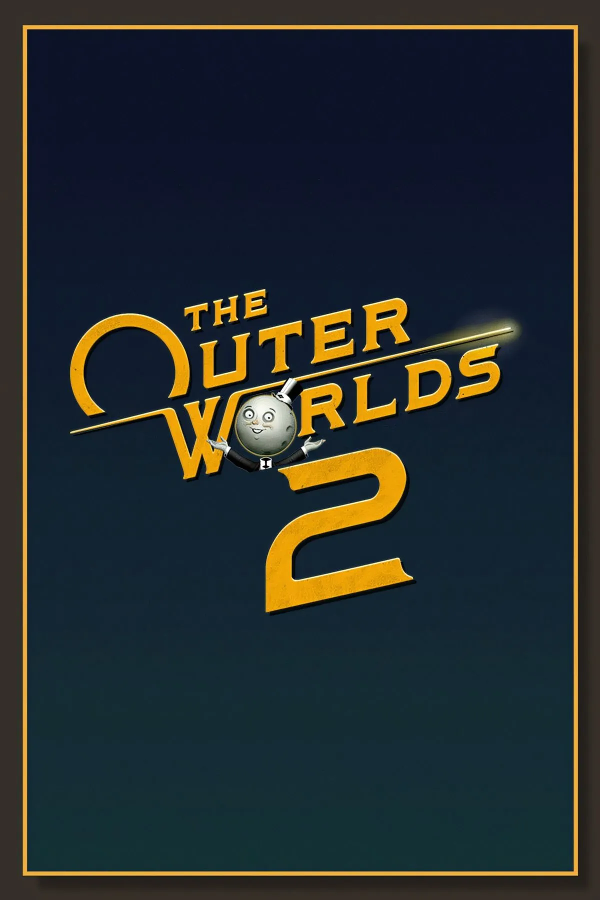 Ảnh bìa The Outer Worlds 2, với phong cách khoa học viễn tưởng và nhân vật chính.