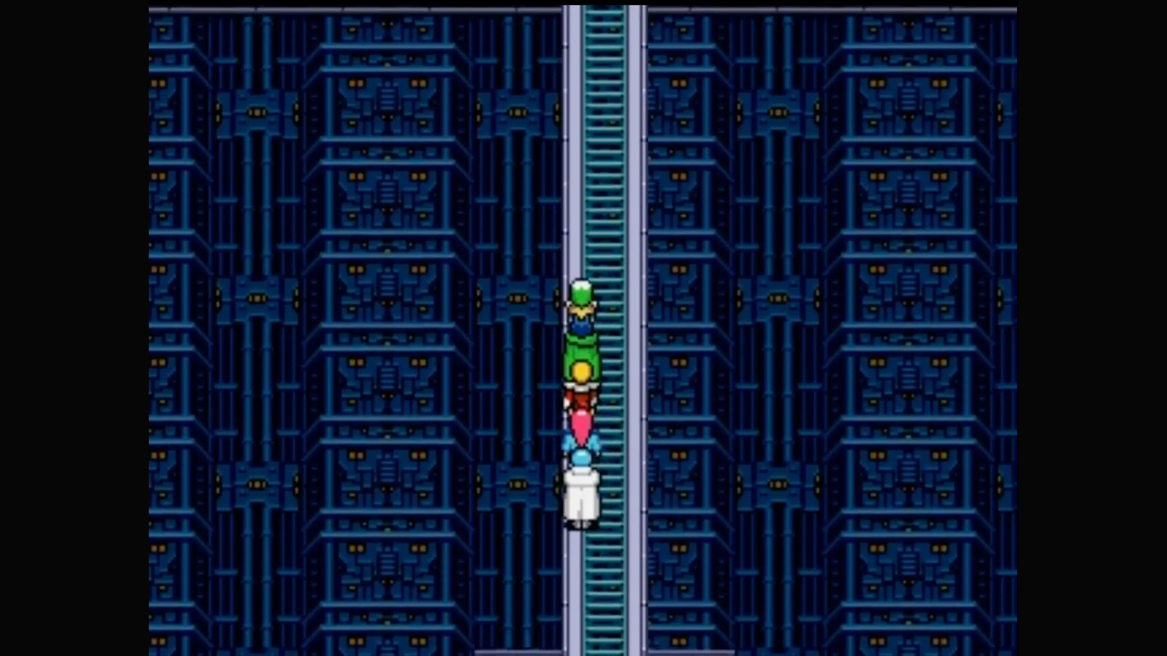 Ảnh chụp màn hình thể hiện bản đồ tổng quan trong Phantasy Star IV, cho thấy các địa điểm quan trọng.