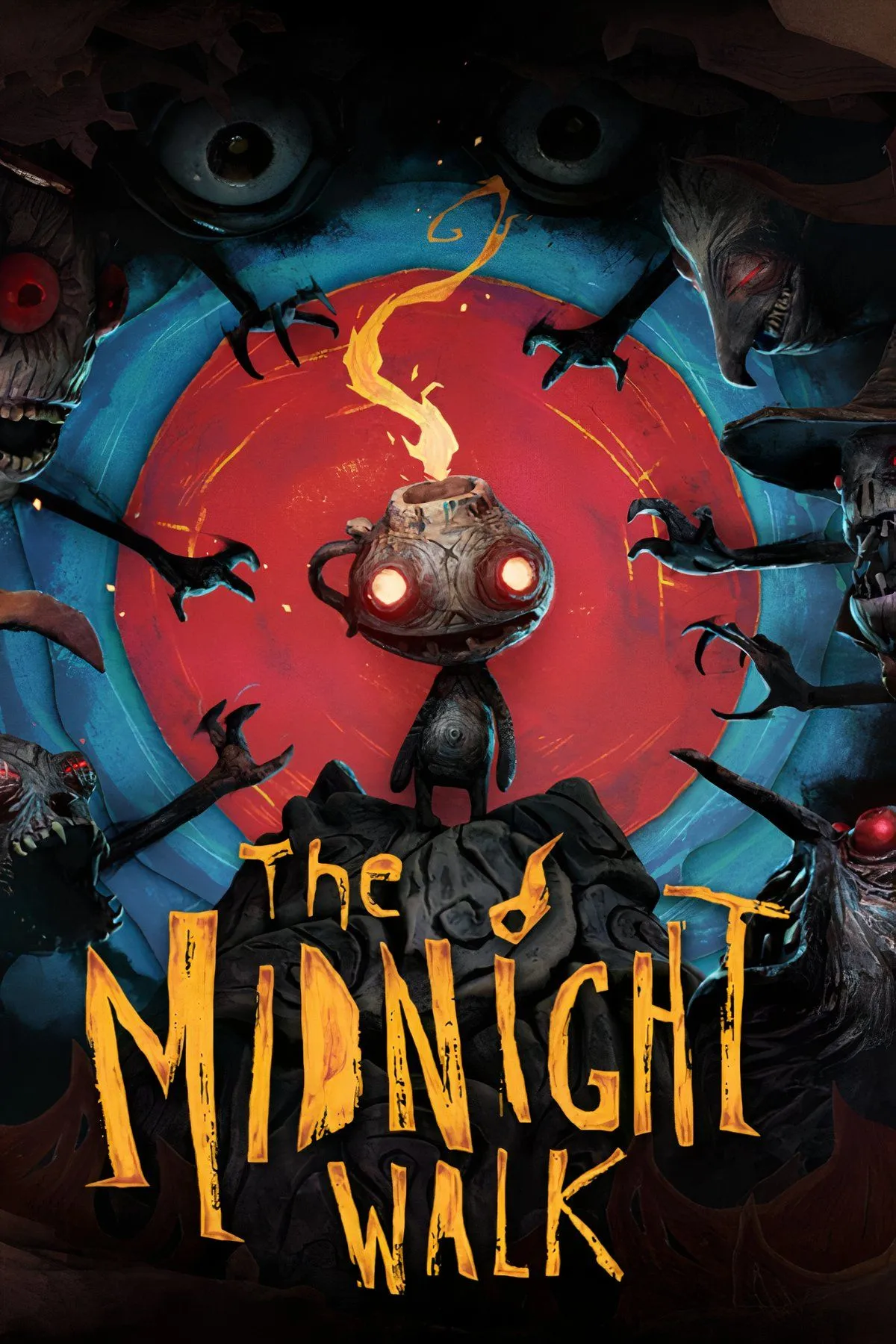 Ảnh tổng hợp giới thiệu game The Midnight Walk với các khung cảnh ma mị và nhân vật độc đáo
