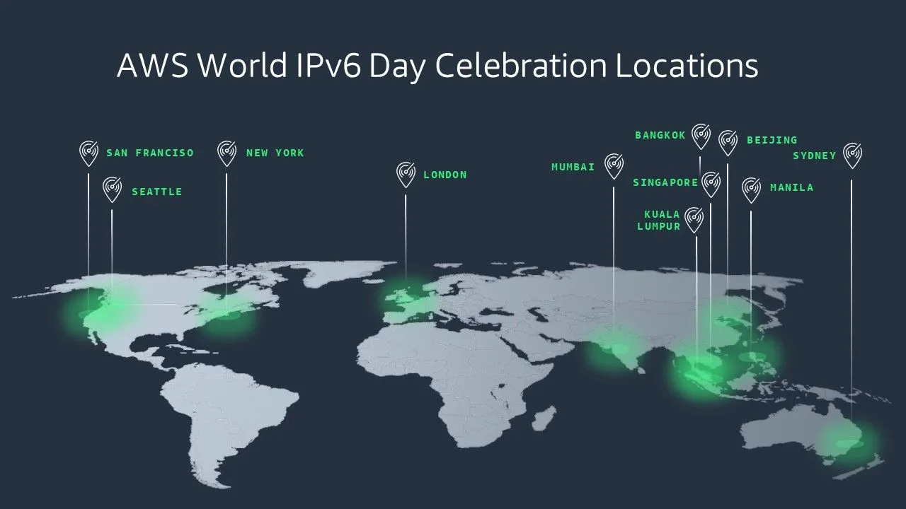 Bản đồ thống kê tỉ lệ triển khai IPv6 theo khu vực hoặc quốc gia, minh họa mức độ phổ biến của giao thức mới này trên toàn cầu.