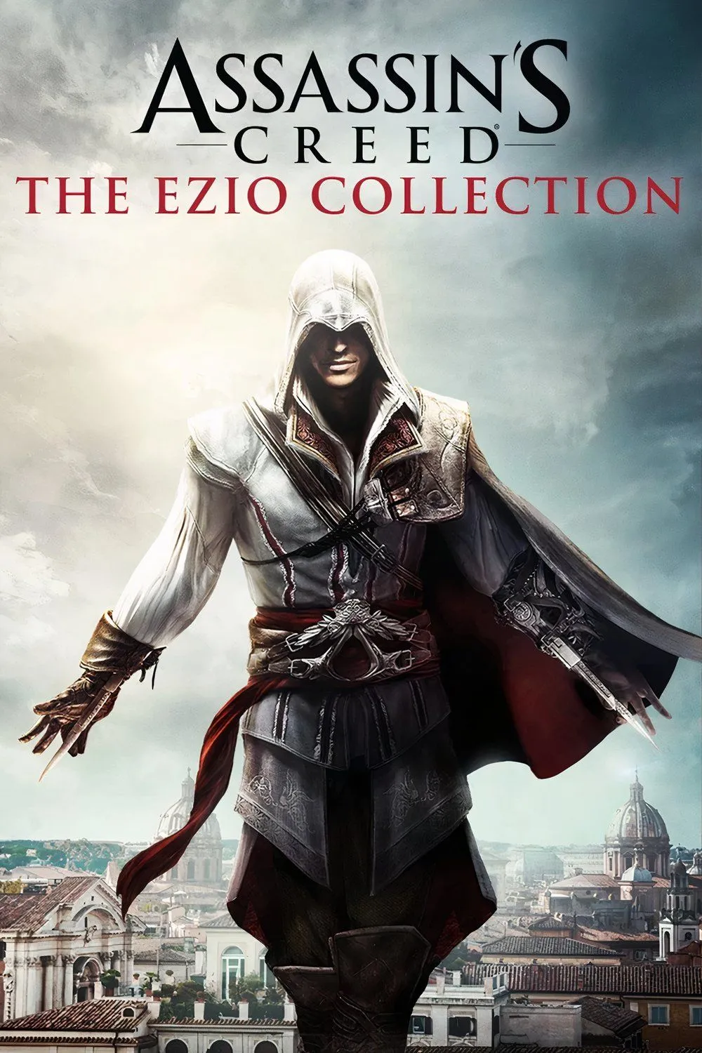 Bìa game Assassin's Creed The Ezio Collection, tập hợp những trải nghiệm đỉnh cao của Ezio Auditore - một trong những sát thủ được yêu thích nhất