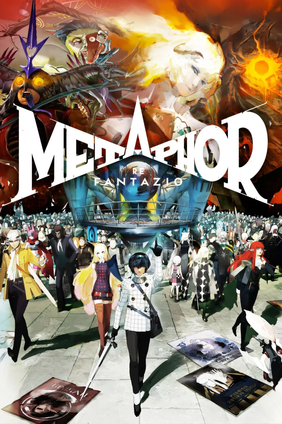 Bìa game Metaphor ReFantazio, một tựa RPG từng có mặt trên Xbox Game Pass nhưng đang giảm giá trên Steam