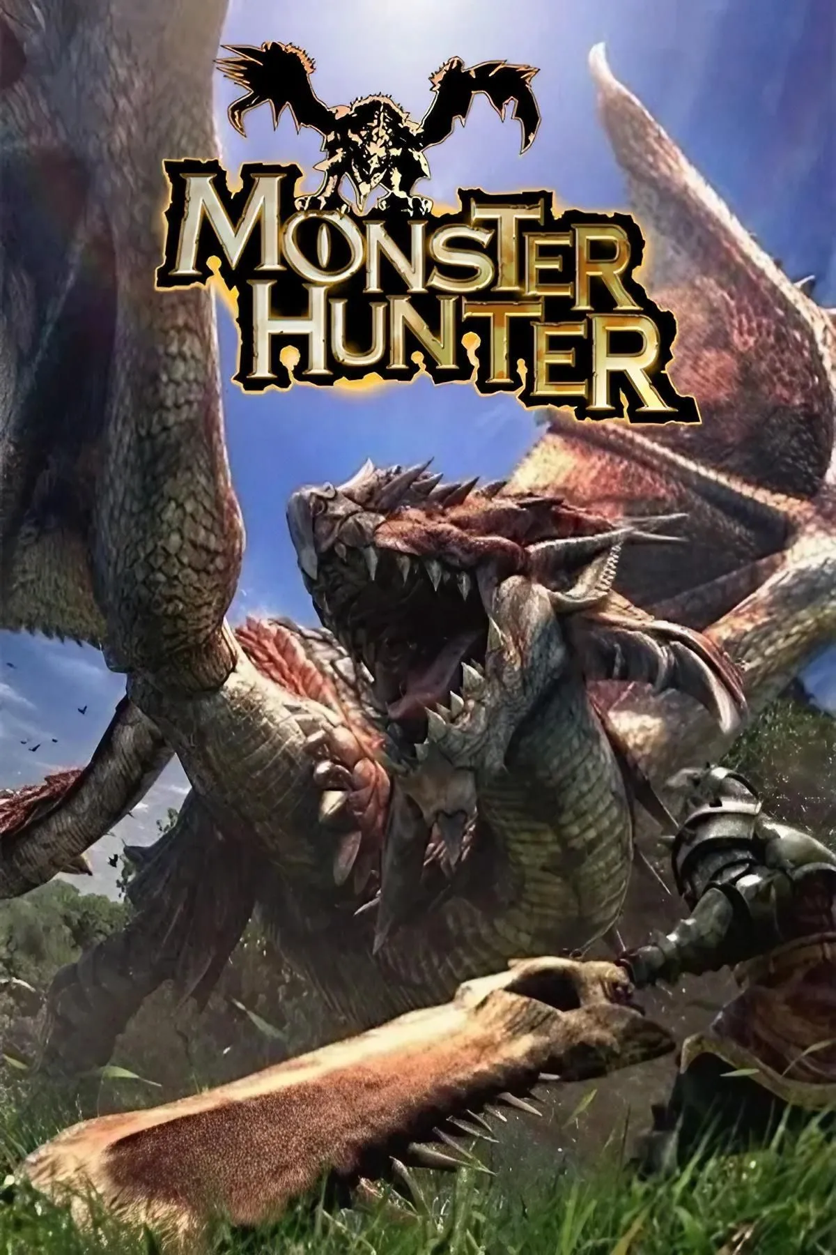 Bìa game Monster Hunter phiên bản đầu tiên.