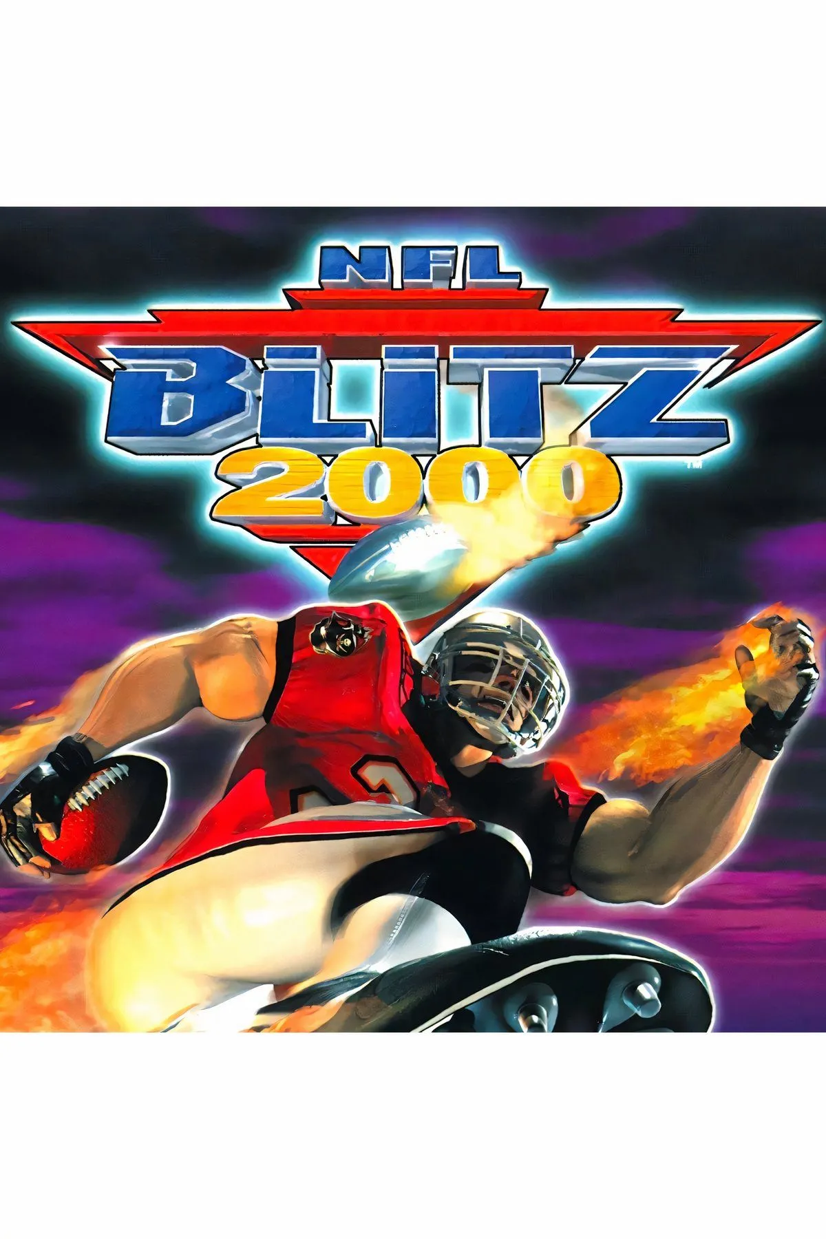 Bìa game NFL Blitz 2000 phiên bản Greatest Hits hiếm của PlayStation 1