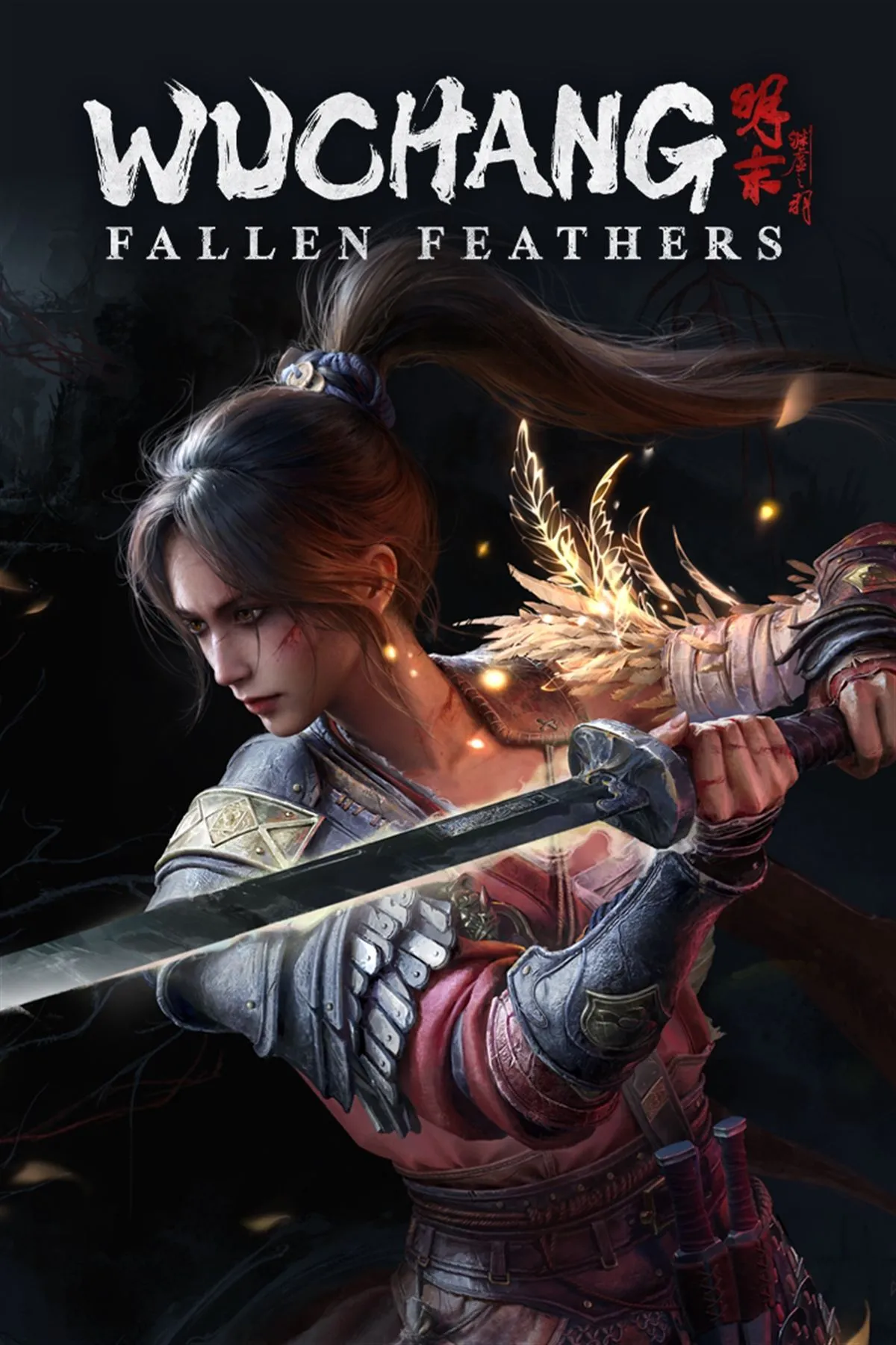 Bìa game Wuchang Fallen Feathers với thiết kế quái vật và môi trường ám ảnh, đặc trưng của thể loại Soulslike.