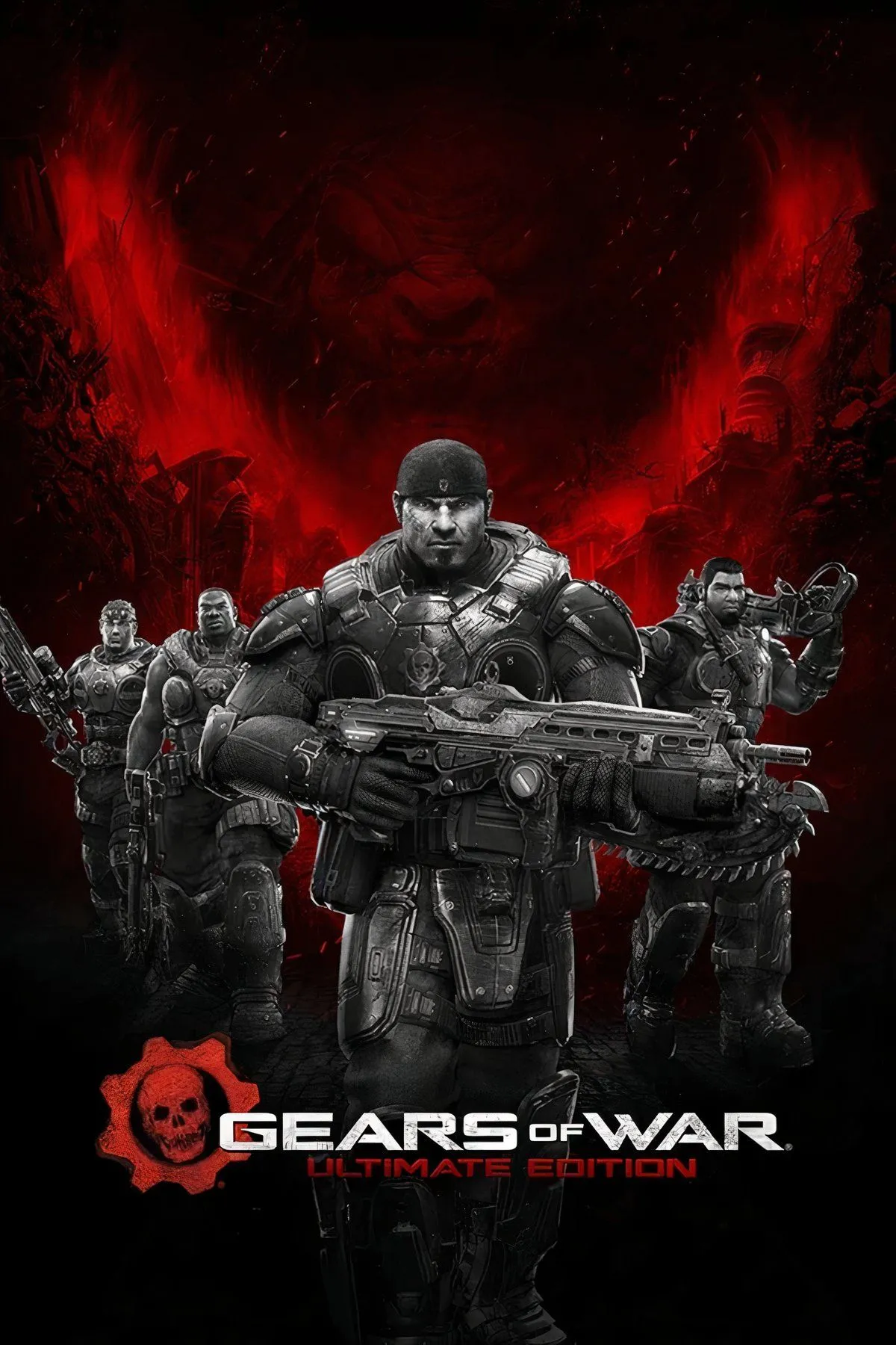 Biểu tượng achievement &quot;Seriously...&quot; trong Gears of War, thể hiện cột mốc 10.000 kills multiplayer, minh chứng cho sự kiên trì của game thủ trong game bắn súng.
