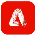 Biểu tượng Adobe Firefly, một phần mềm AI tạo nội dung sáng tạo.