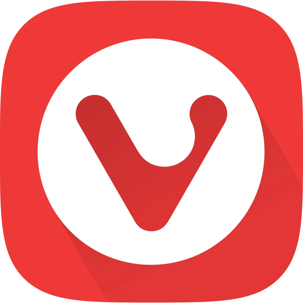 Biểu tượng logo chính thức của trình duyệt Vivaldi