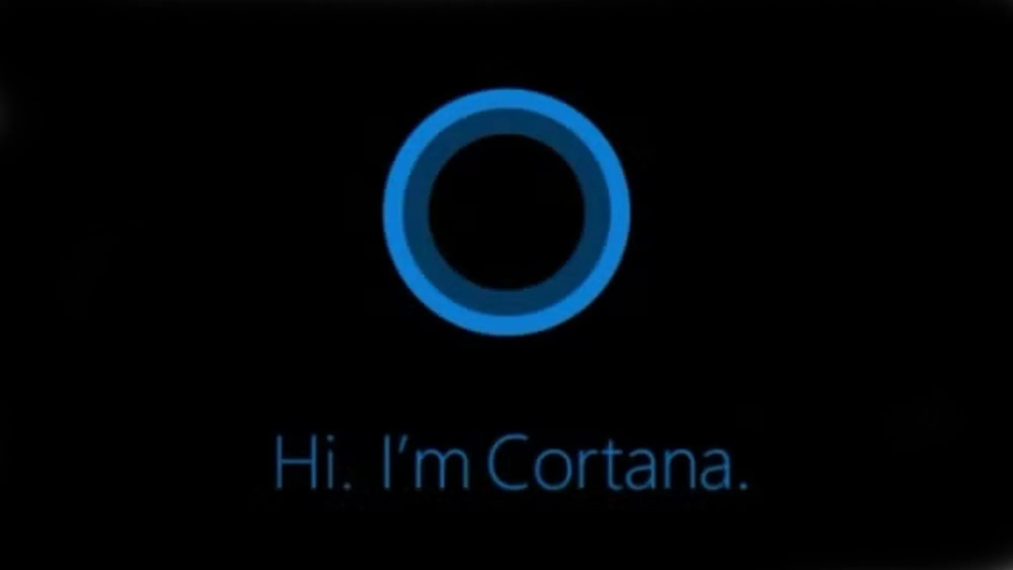 Biểu tượng logo của Microsoft Cortana, một trợ lý ảo từng được tích hợp trên các thiết bị Microsoft.