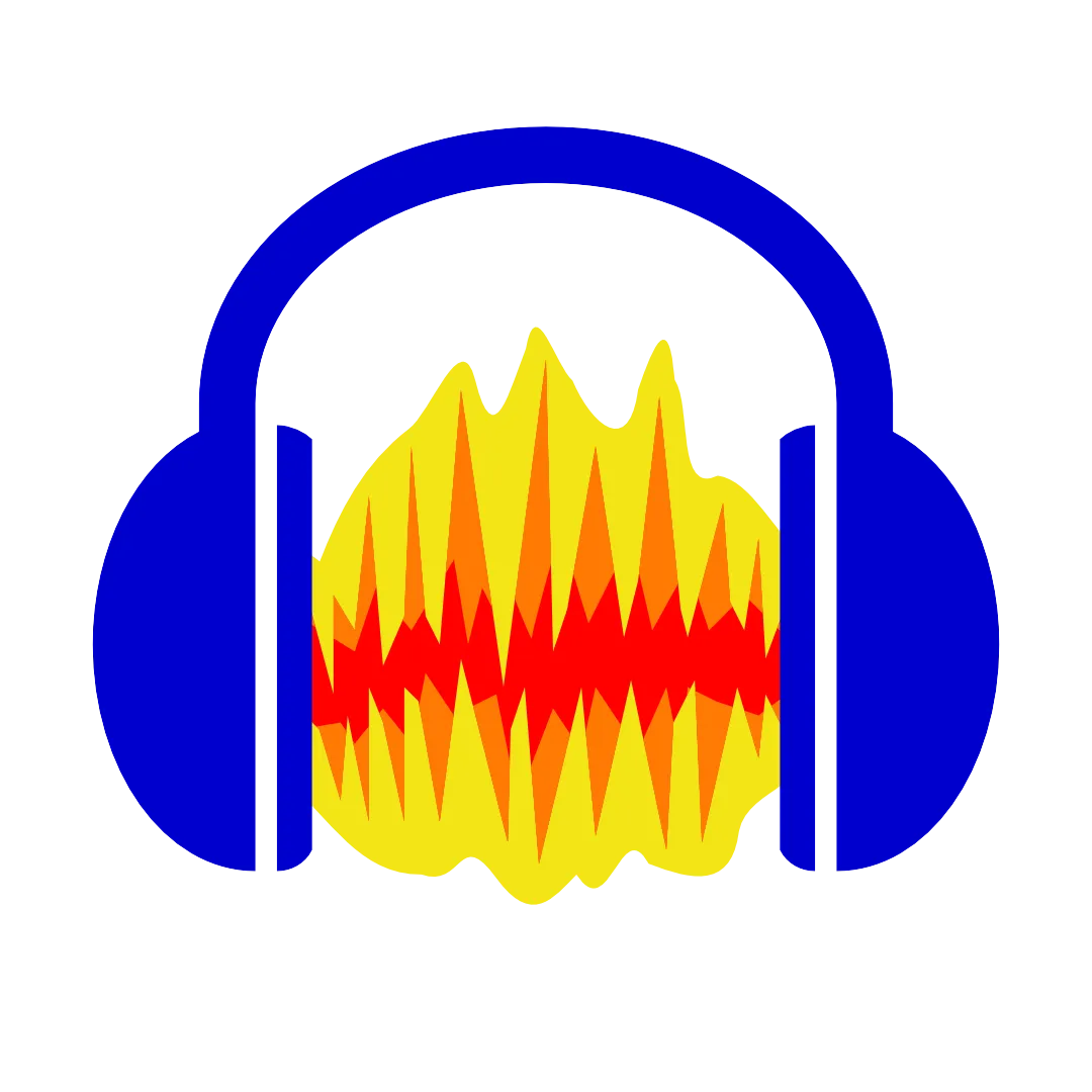 Biểu tượng (logo) của phần mềm chỉnh sửa âm thanh chuyên nghiệp Audacity.