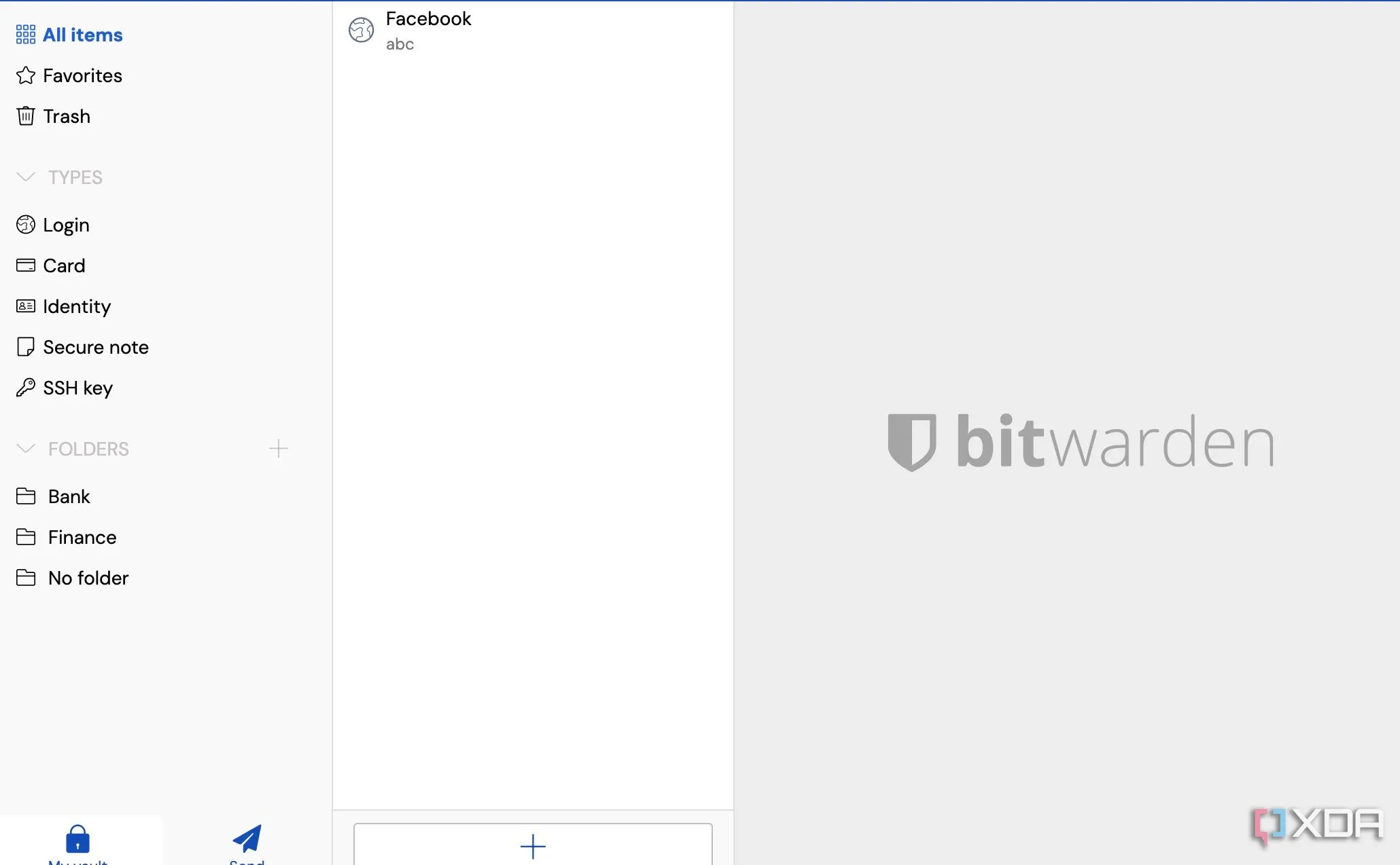 Bitwarden hoạt động trên macOS, minh họa tính năng đa nền tảng của trình quản lý mật khẩu Bitwarden.