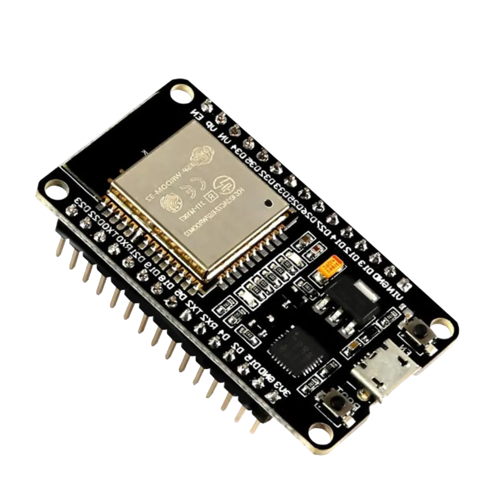 Bo mạch vi điều khiển ESP32-WROOM trong suốt, linh kiện trung tâm của nhiều dự án IoT