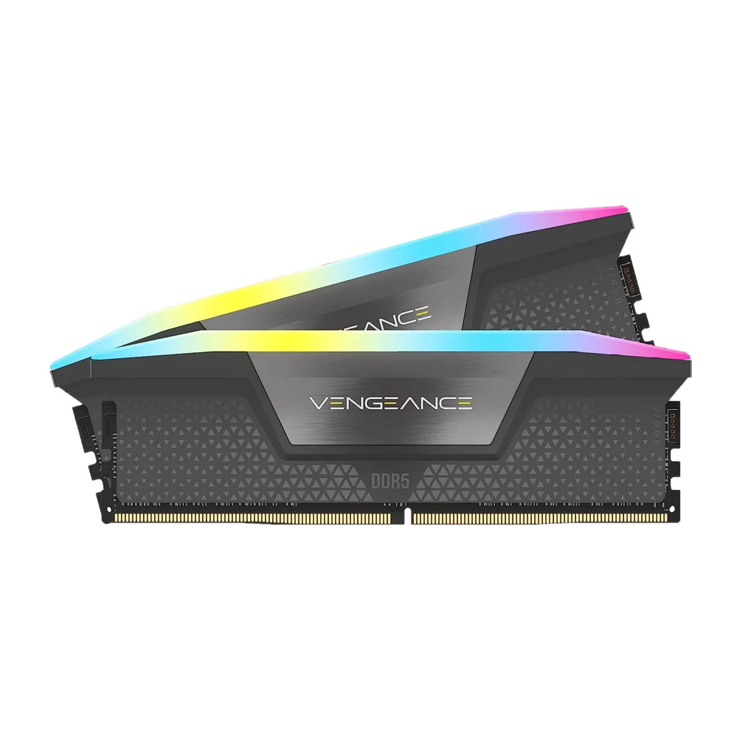Bộ nhớ RAM Corsair Vengeance RGB DDR5 màu xám