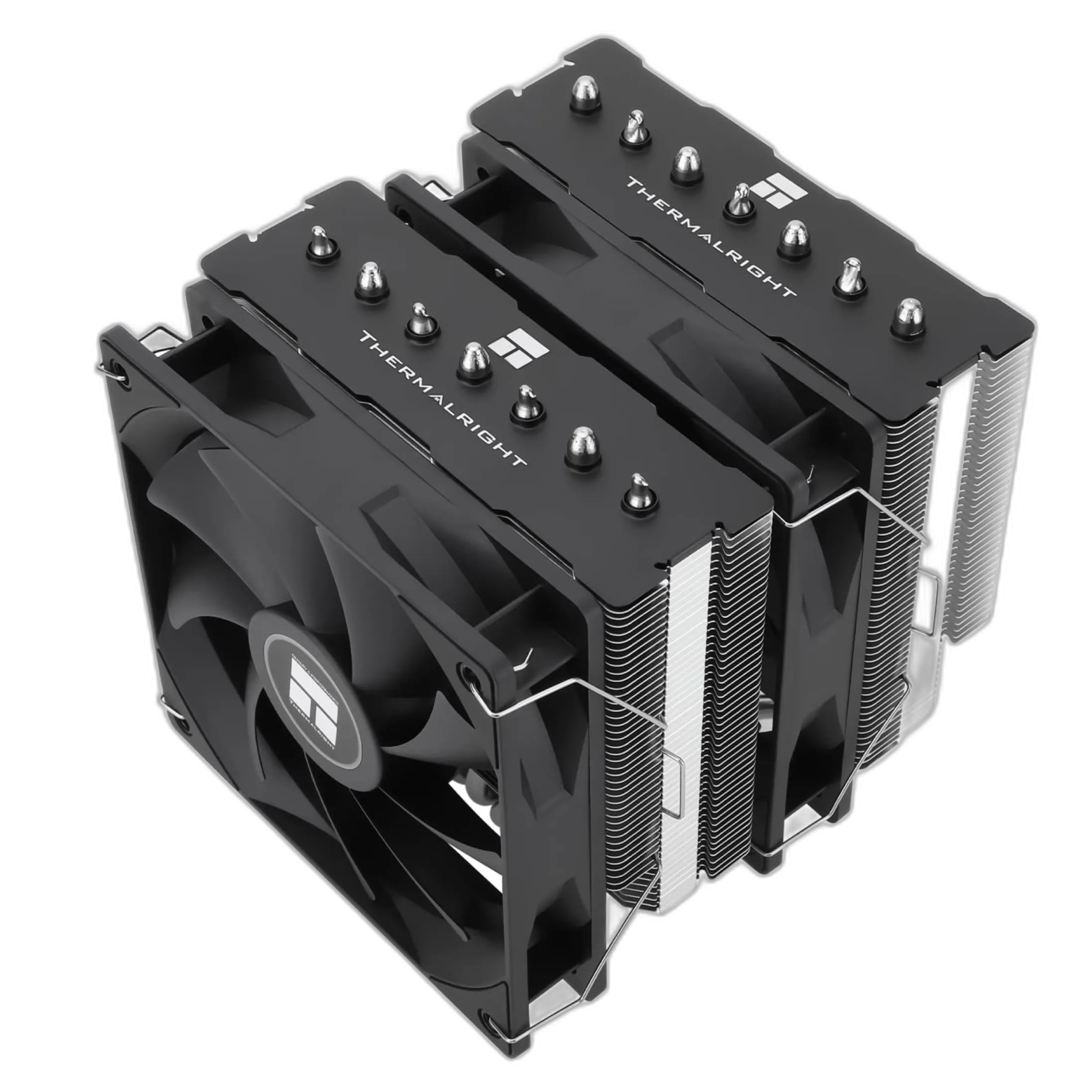 Bộ tản nhiệt khí CPU Thermalright Phantom Spirit 120 SE với thiết kế tháp đôi và bảy ống đồng, mang lại hiệu suất làm mát ấn tượng cho bộ xử lý.