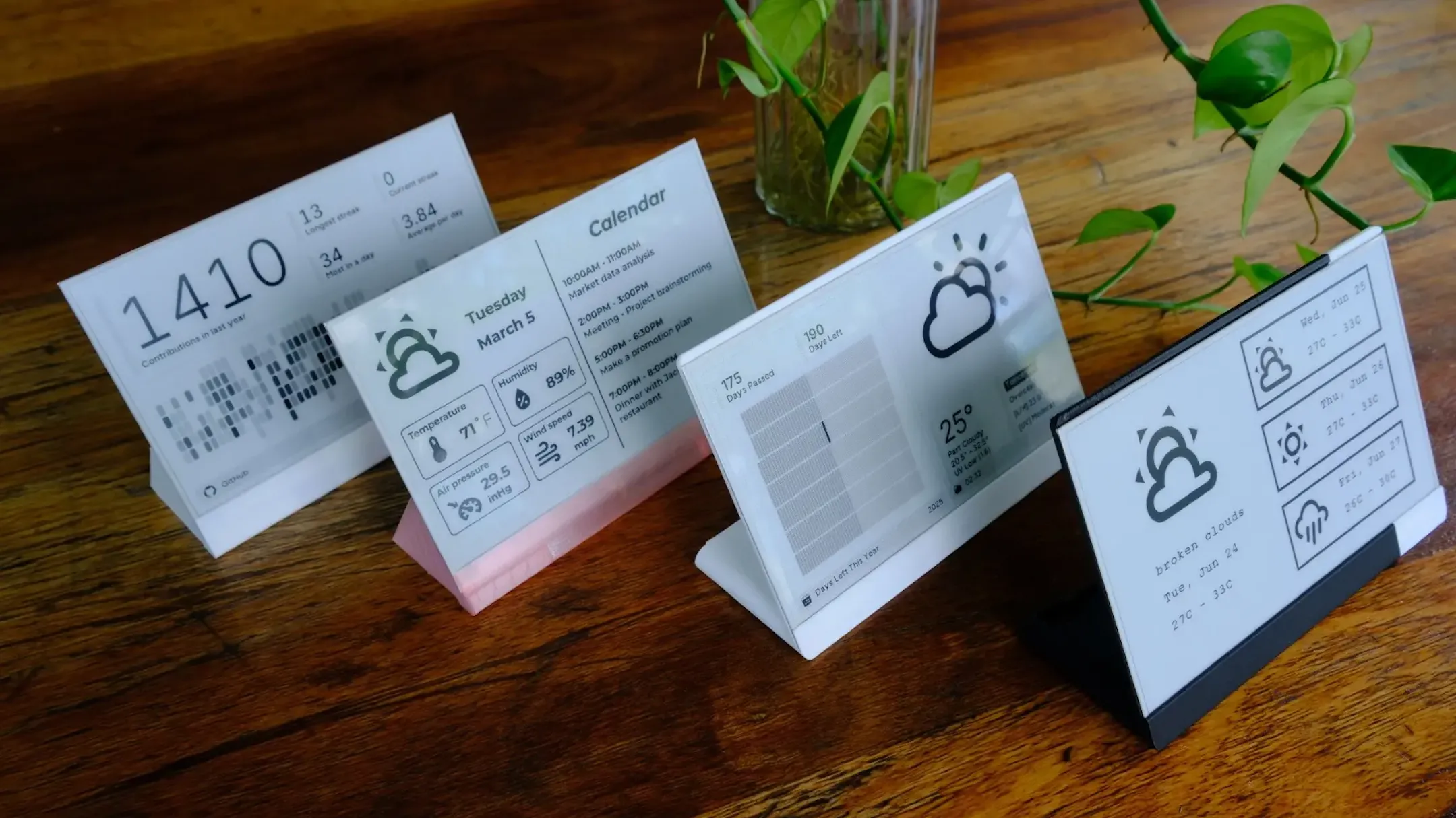 Các sản phẩm kit màn hình e-ink từ Seeed Studio, bao gồm kit TRMNL 7.5 inch DIY mới ra mắt.