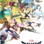 Các siêu anh hùng Marvel đang chiến đấu trong game Marvel Rivals, thể hiện đồ họa và giao diện người dùng sống động của tựa game bắn súng miễn phí này.