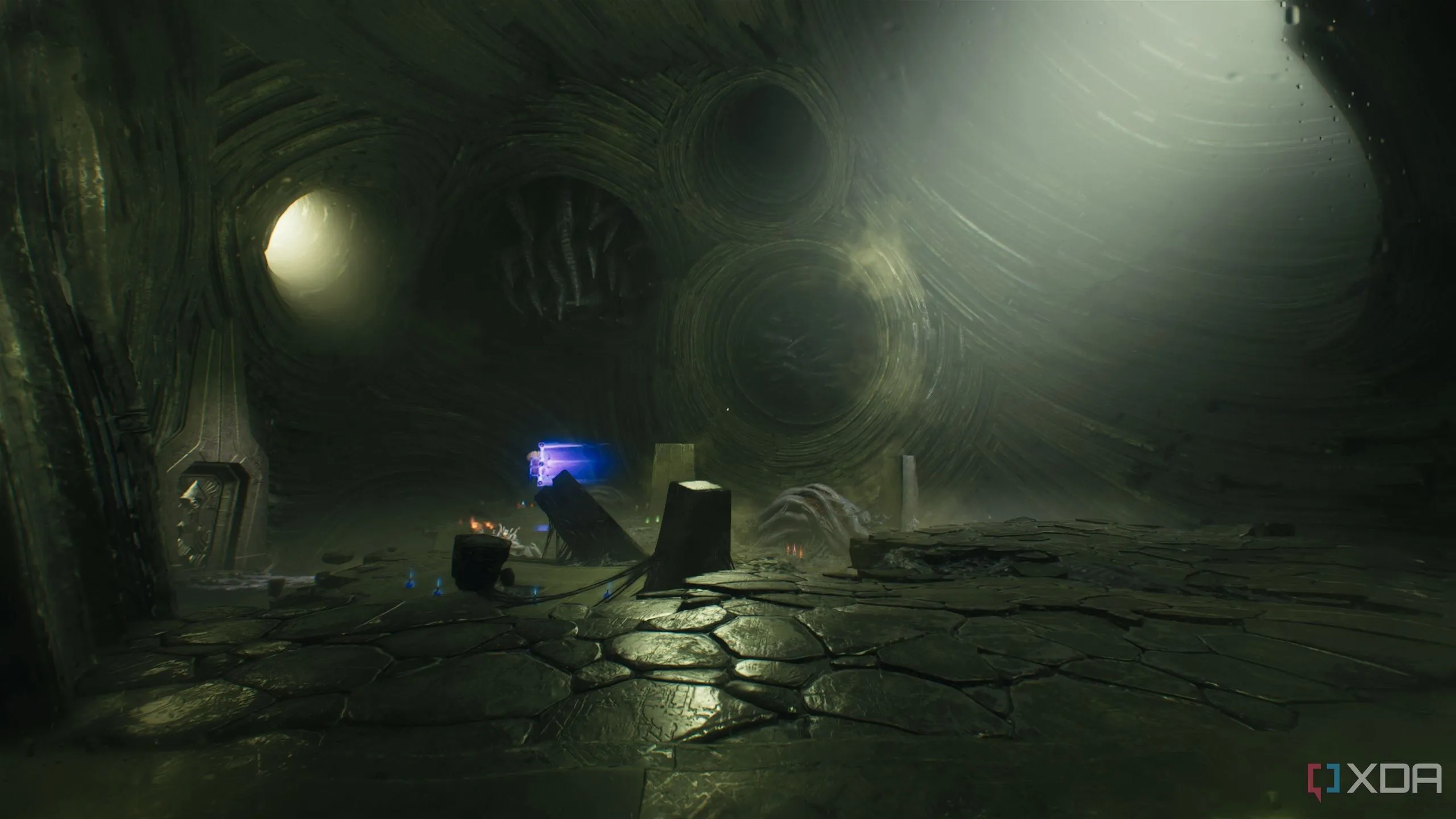Căn phòng khổng lồ mang phong cách Lovecraftian để thu thập Tinh Hoa Quỷ.