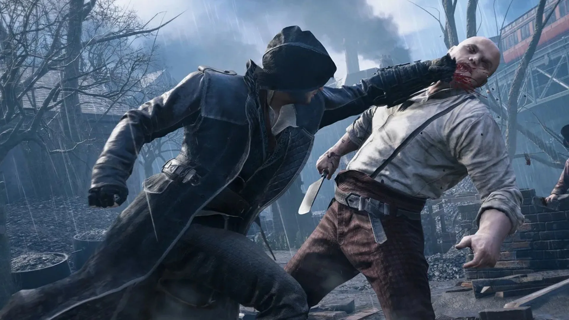 Cảnh game Assassin's Creed Syndicate, minh họa bối cảnh đô thị phức tạp nơi các nhiệm vụ bí mật thường diễn ra.