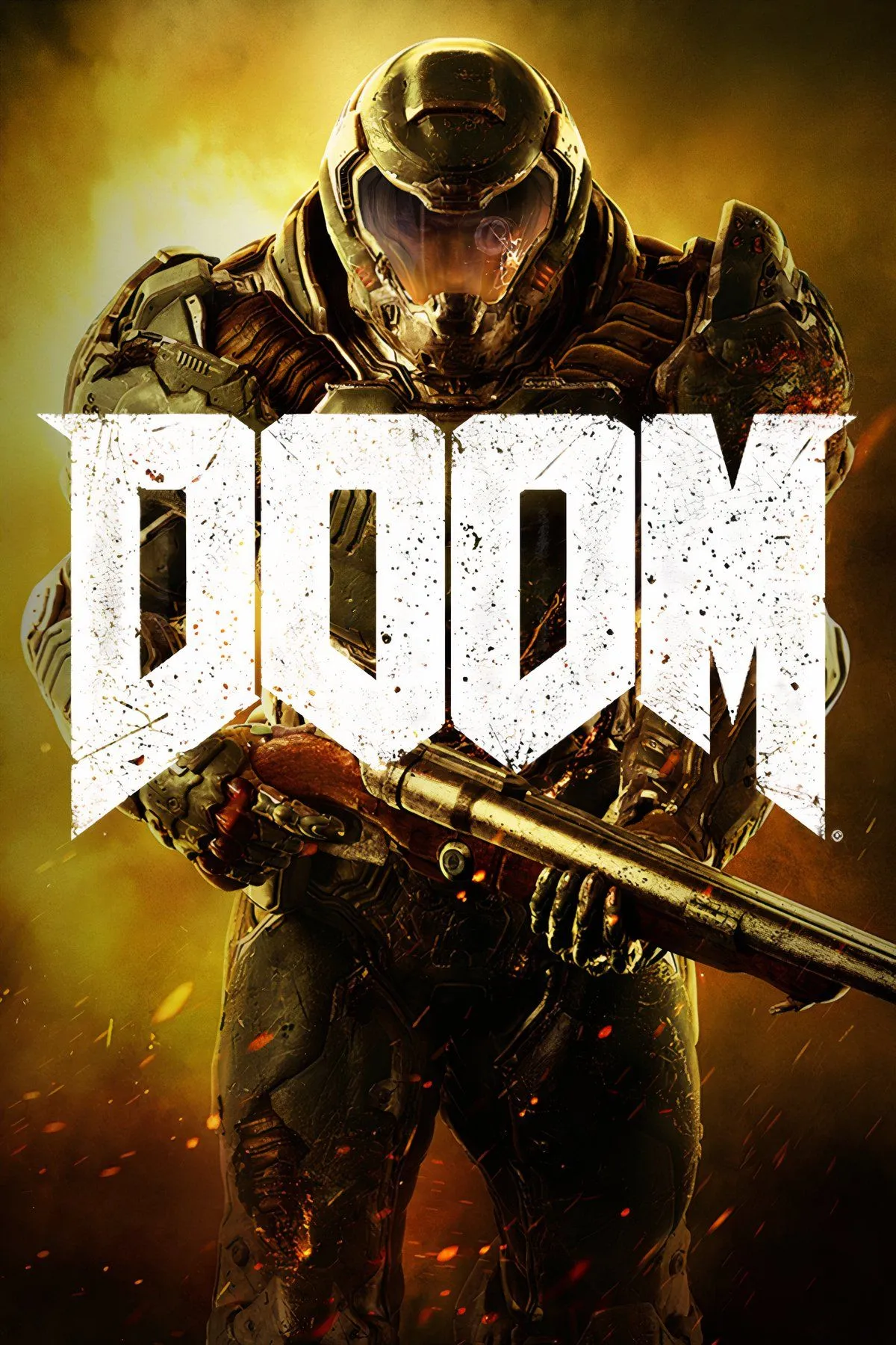 Cảnh quay Doom Slayer và bối cảnh tăm tối, cổ kính trong Doom: The Dark Ages minh họa cốt truyện rõ ràng và phong cách nghệ thuật độc đáo.