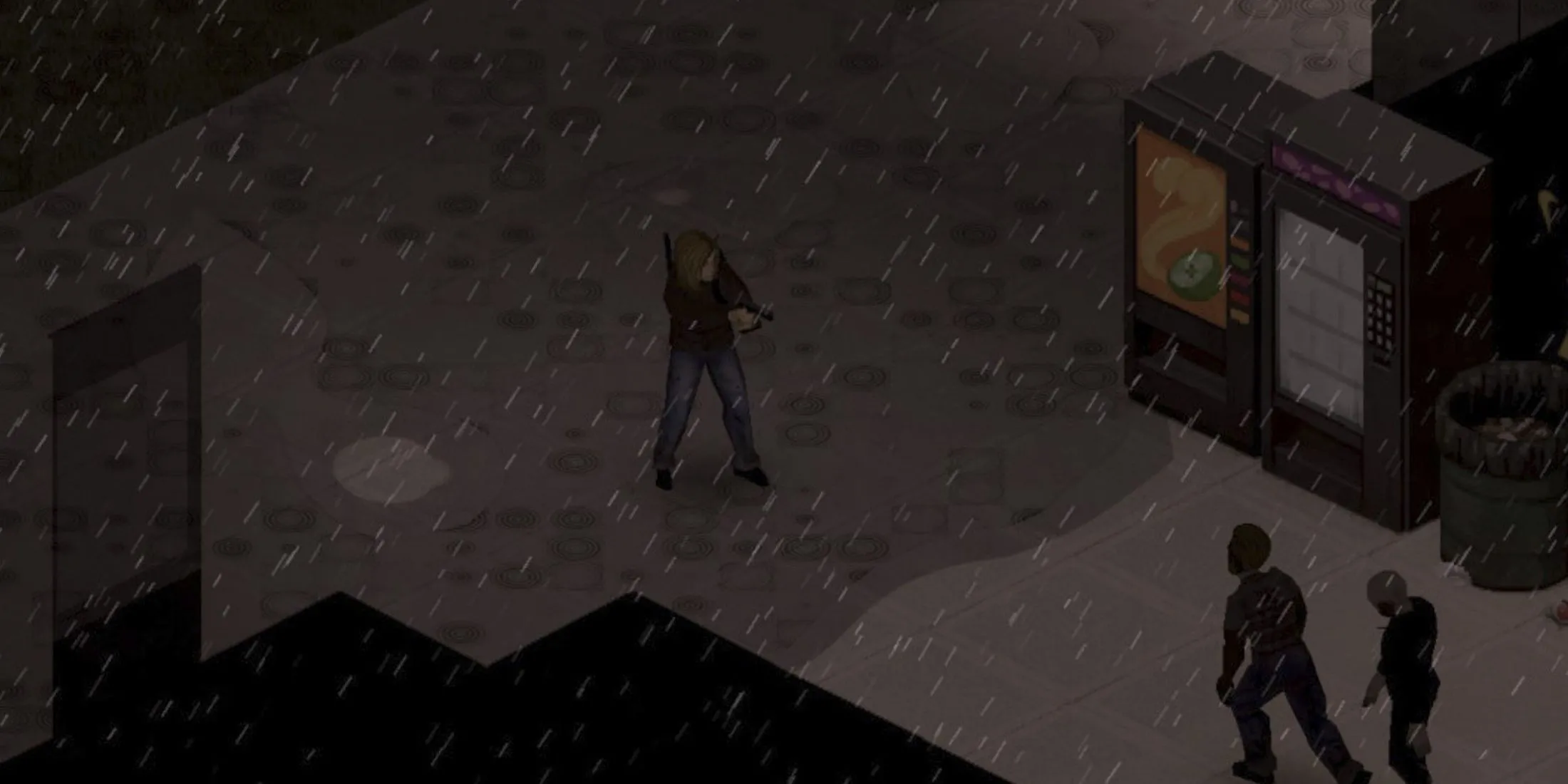 Cảnh tượng sinh tồn căng thẳng trong Project Zomboid, đối mặt với bầy zombie đông đảo