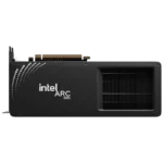 Card đồ họa Intel Arc B580 với thiết kế hiện đại, đại diện cho phân khúc GPU giá rẻ đang thiếu cạnh tranh.