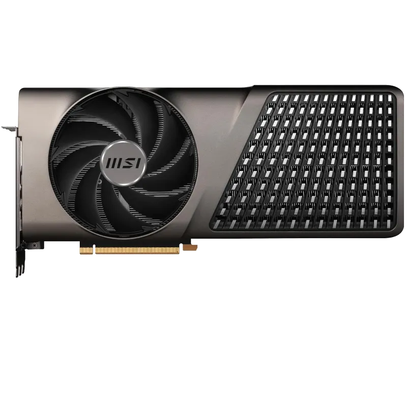 Card đồ họa MSI GeForce RTX 4080 Super Expert với thiết kế quạt tản nhiệt hiện đại