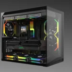 Case máy tính Lian Li O11D Mini V2 với thiết kế kính cường lực và khả năng hỗ trợ tản nhiệt tối ưu tại Computex 2025