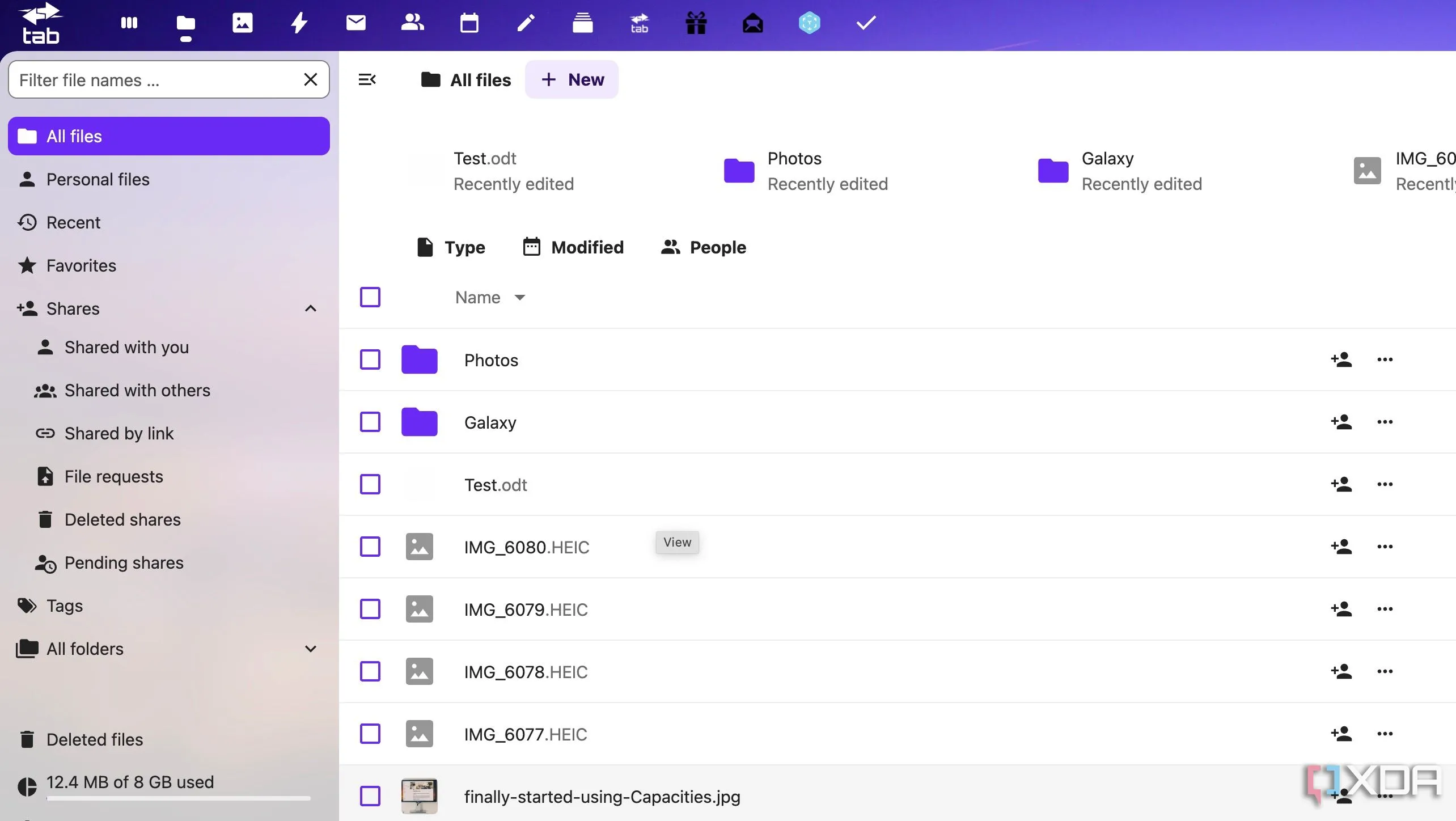 Cấu trúc thư mục của Nextcloud, minh họa khả năng tổ chức dữ liệu và tính minh bạch của mã nguồn mở.