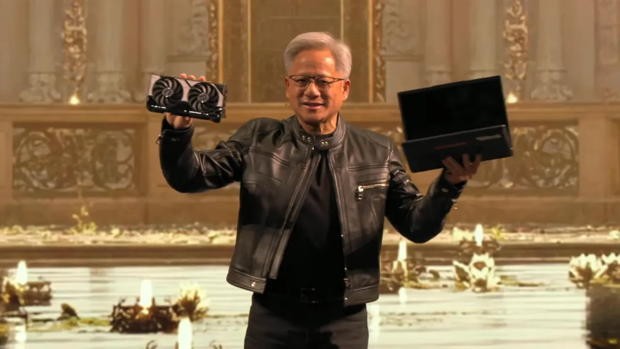CEO Jensen Huang của Nvidia phát biểu trong buổi keynote tại Computex 2025