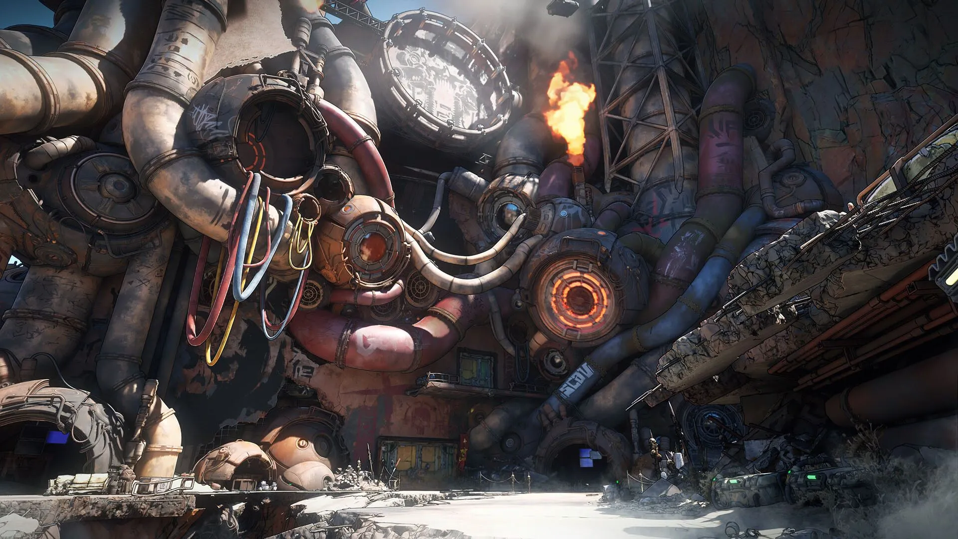 Chân dung một Vault Hunter mới trong Borderlands 4, thể hiện phong cách nghệ thuật độc đáo của game.