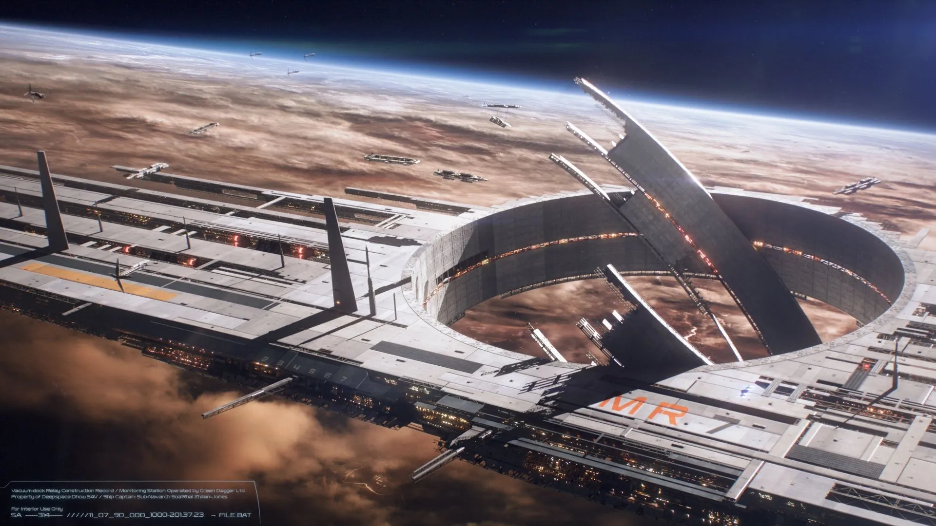 Concept art tiềm năng của một Mass Relay được xây dựng lại trong game Mass Effect mới