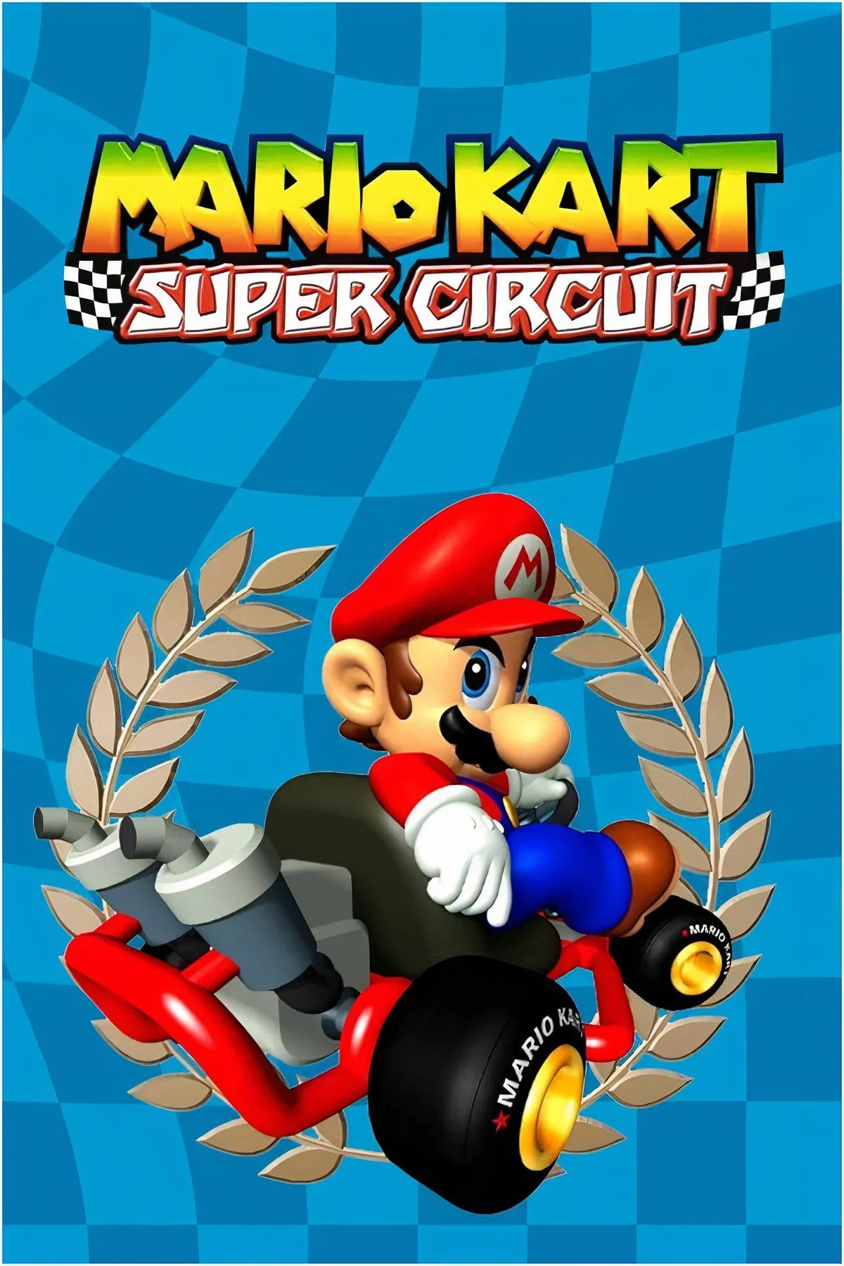 Cuộc đua tốc độ trên Rainbow Road trong Mario Kart: Super Circuit, một trong những game bán chạy nhất trên Game Boy Advance