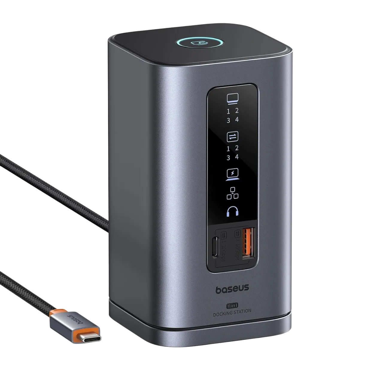 Docking Station Baseus Spacemate Series 11 cổng USB-C với thiết kế hiện đại