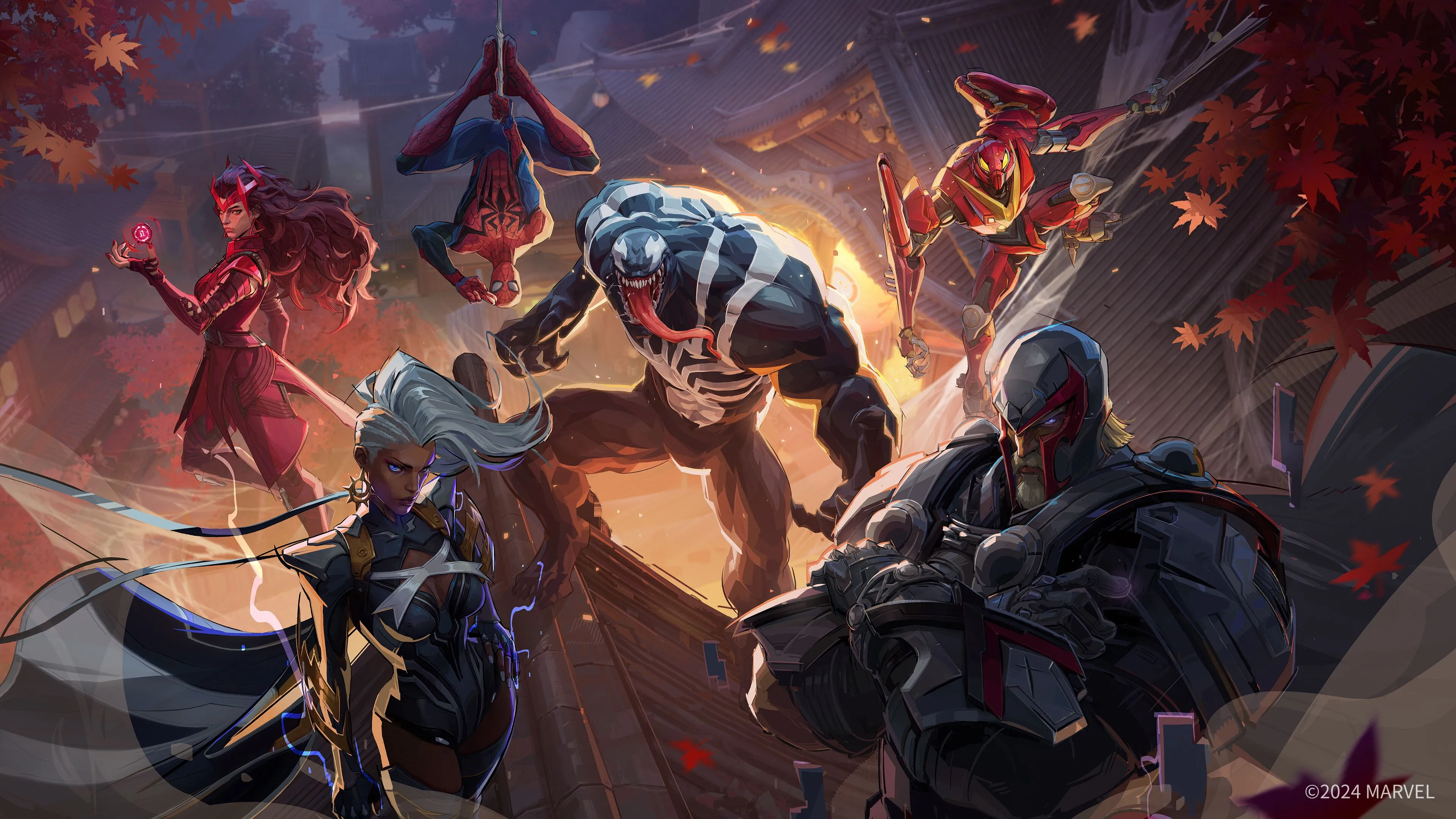 Đội hình siêu anh hùng trong tựa game Marvel Rivals