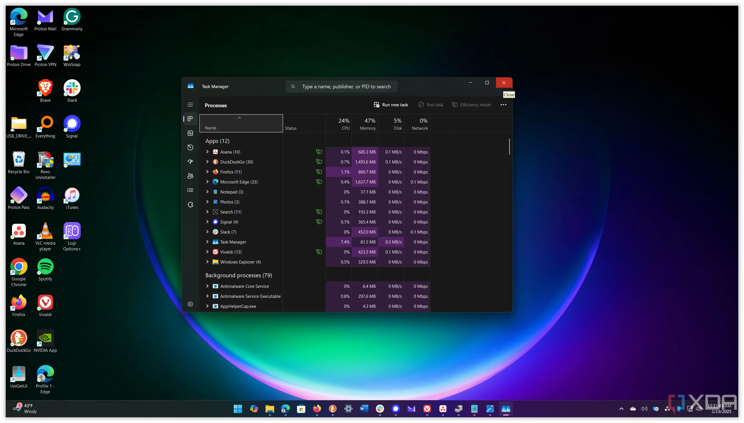 Đóng ứng dụng không cần thiết bằng Trình quản lý tác vụ trên Windows 11