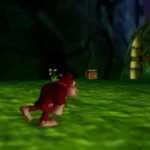 Donkey Kong 64 trên Nintendo 64 tìm kiếm chuối vàng