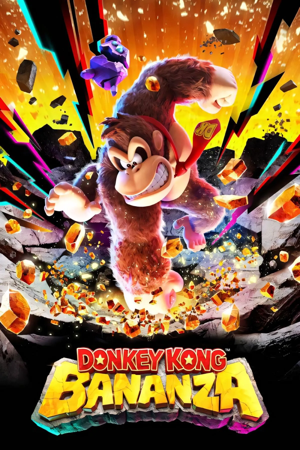 Donkey Kong Bananza, tựa game platformer 3D đầy màu sắc và sức hút, biểu tượng của Nintendo Switch 2.