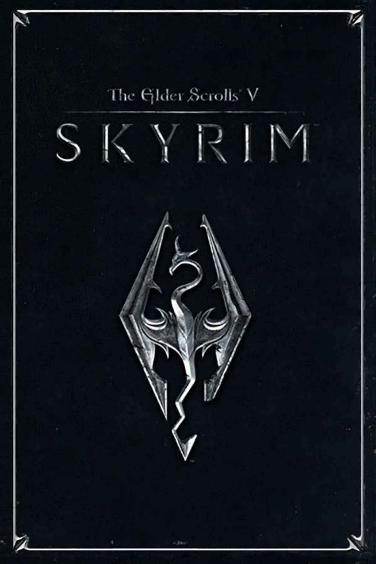 Dragonborn đối đầu với rồng trong The Elder Scrolls V: Skyrim, biểu tượng của tựa game nhập vai thế giới mở đầy tự do.