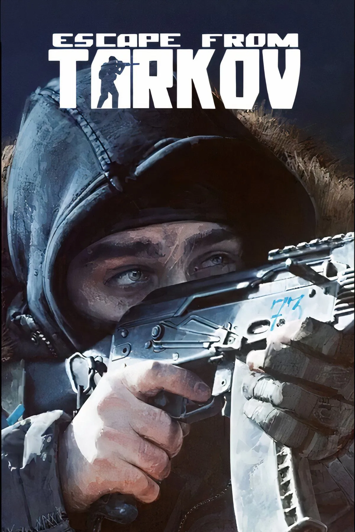 Gameplay của Escape from Tarkov: Một người chơi cầm súng trong môi trường đầy khói