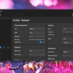 Giao diện cài đặt plugin Decky Lossless Scaling với các tùy chọn tối ưu FPS và chất lượng hình ảnh trên Steam Deck