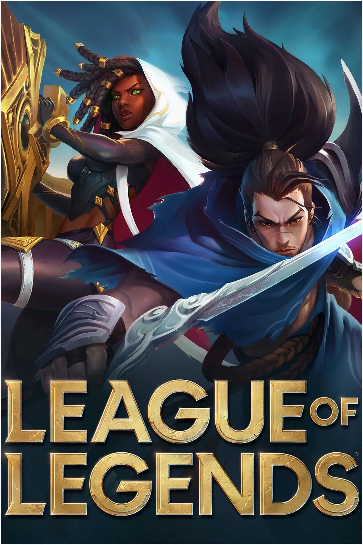Giao diện game League of Legends với các tướng đang chiến đấu trên bản đồ Summoner's Rift