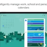 Giao diện Google Calendar trên iPad hiển thị các sự kiện và tác vụ Google Tasks được đồng bộ