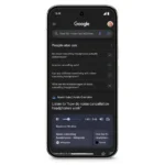 Giao diện Google Search hiển thị tính năng tóm tắt âm thanh AI (Audio Overviews) ngay dưới phần 'Mọi người cũng hỏi'