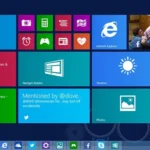 Giao diện màn hình Start của Windows 8.1 với thanh Taskbar, minh họa các tính năng tiềm ẩn