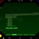 Giao diện menu lựa chọn Súng Vàng trong game GoldenEye 007 trên hệ máy Nintendo 64