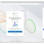 Giao diện minh họa tài khoản Microsoft không mật khẩu, cho phép đăng nhập an toàn hơn với passkey