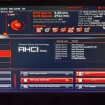 Giao diện MSI Click BIOS 5 hiển thị các ổ đĩa lưu trữ, cho thấy khả năng truy cập phần cứng thông qua BIOS.